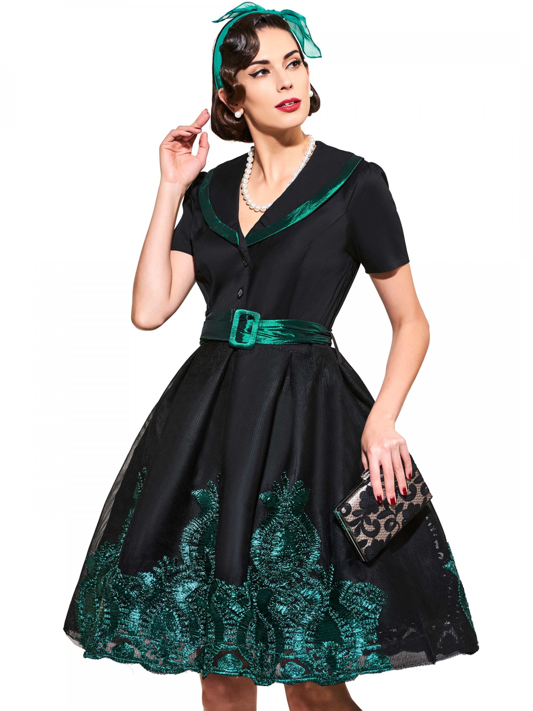 Black Print Floral Summer Women Dresses S Style Appliques Elegant Plus Size Cocktail